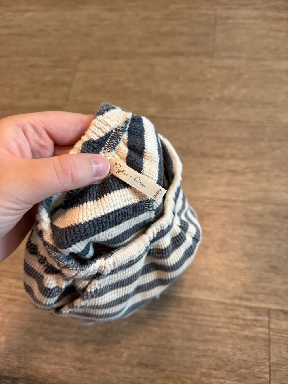 NWT Rylee & Cru Waffle Stripe Set